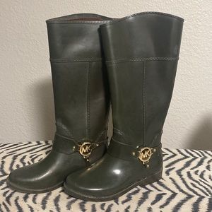 Michael Kors rubber rain boots